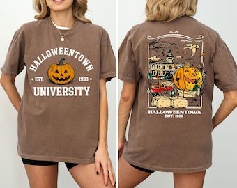 Vintage Halloweentown 1998 Tshirt, 2 Side Halloweentown University Shirt, Comfort Colors® Fall Tee, Halloweentown Tee, Halloween Retro Shirt