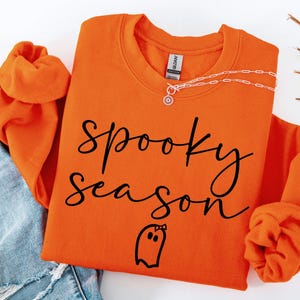 Sweat mignon saison fantasmagorique, sweat Halloween, sweat Halloween femme, pull mignon automne, cadeau pour Halloween, chemise effrayante saison