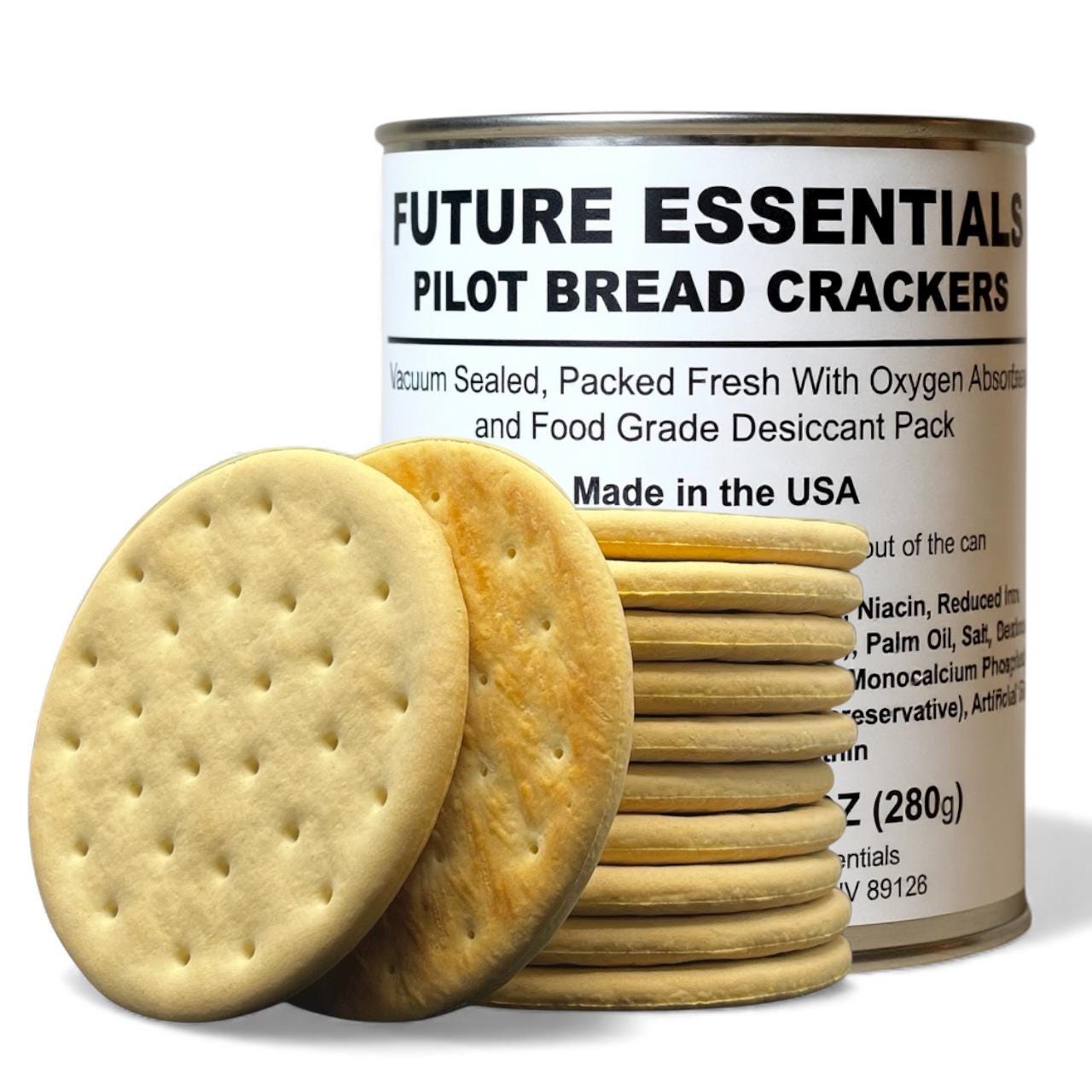 30-year Shelf Life Pilot Bread Crackers: Hardtack Survival Food in