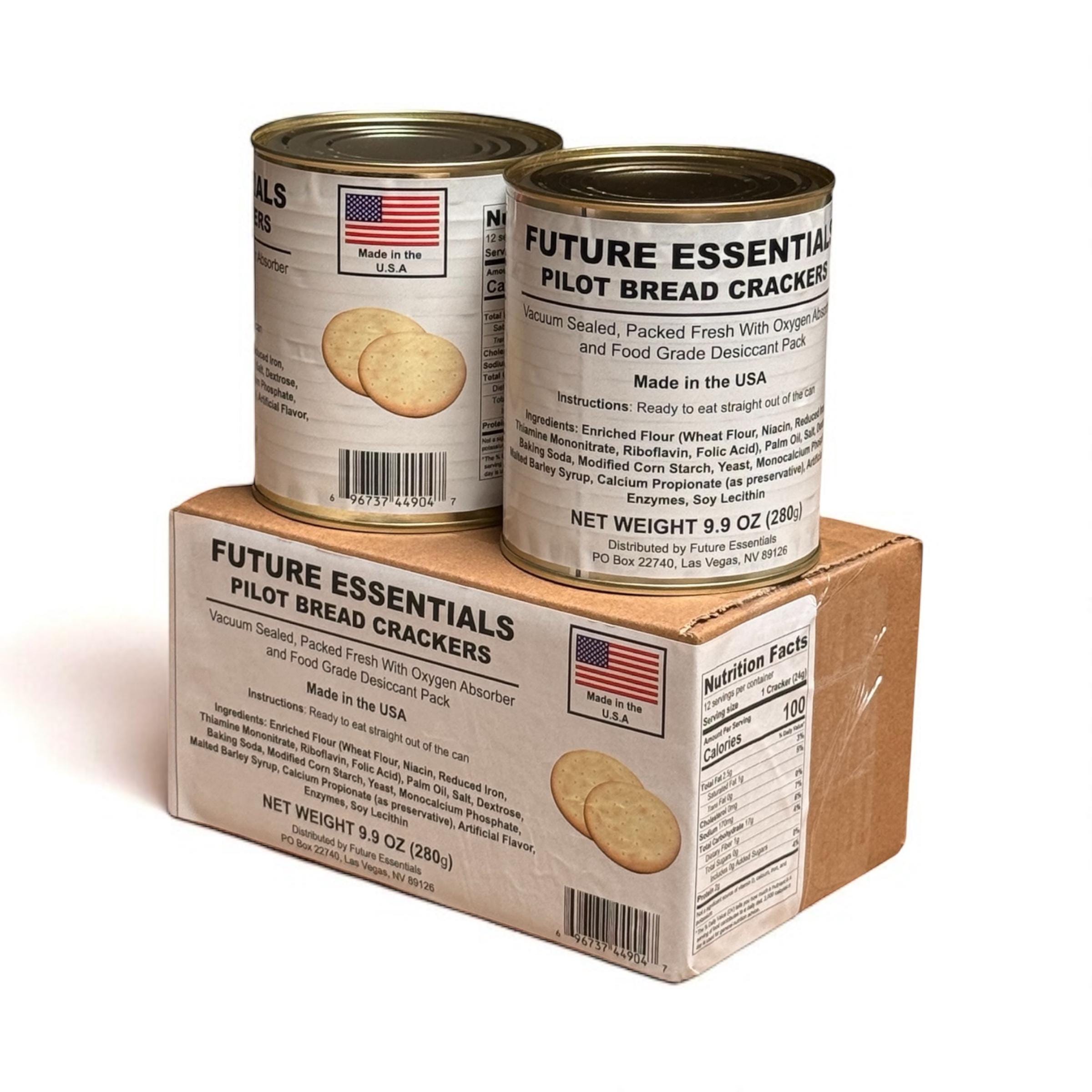 避難生活用品 SURVIVAL foods Crackers Pilot Bread Amazon.com: Future Essential Sailor Pilot Bread Crackers
