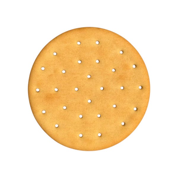 Galletas de pan Pilot / 30 años de vida útil: Galletas duras de supervivencia en lata de acero