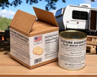 Pilot Bread Crackers | 30-year Shelf Life : Hardtack Survival Food