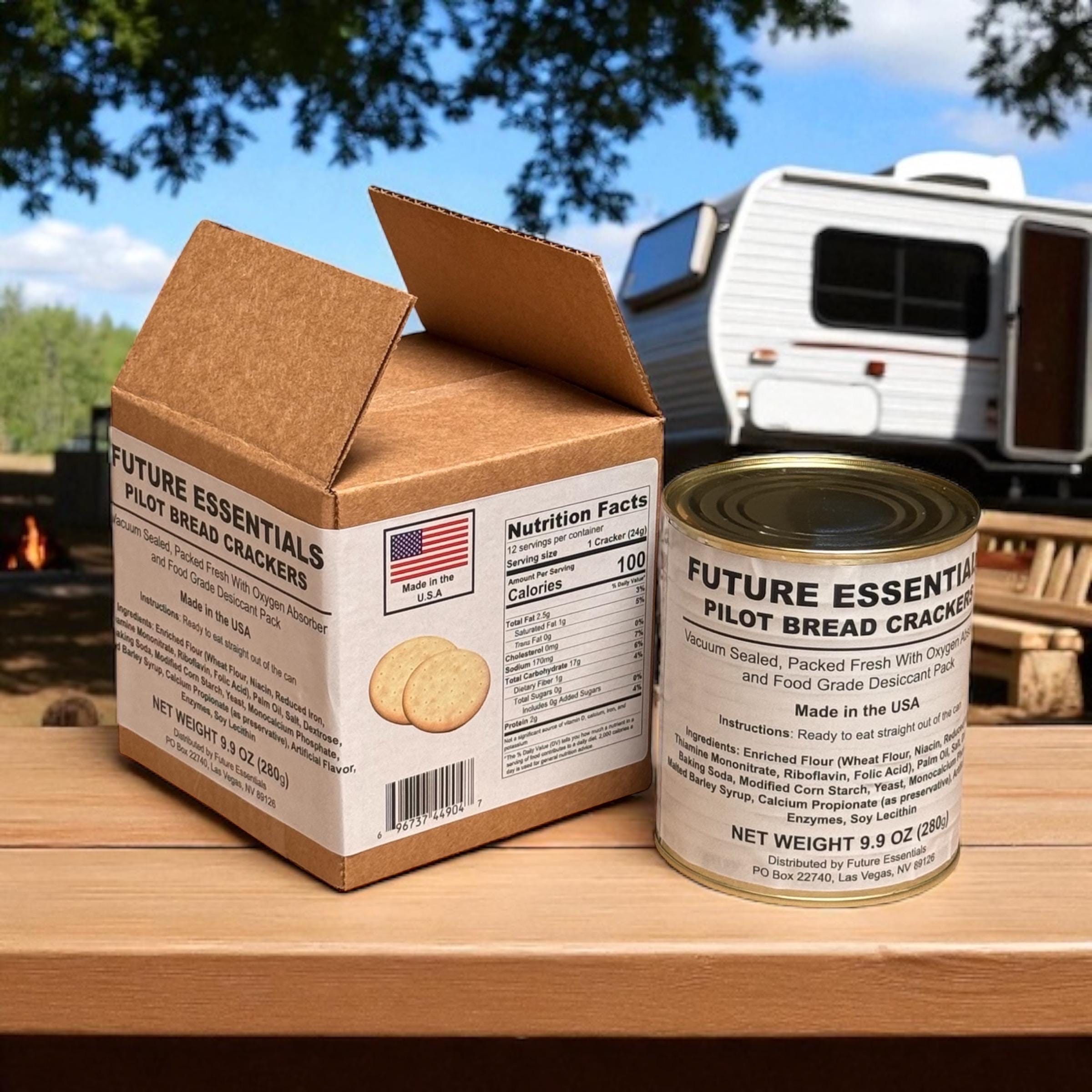 Pilot Bread Crackers | 30-year Shelf Life : Hardtack Survival Food