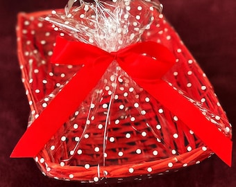 Wooden Golden Basket with Net, Jute for wedding, Gifting Ceremonies