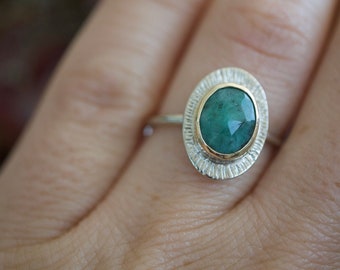 Emerald ring, natural emerald, green, emerald, may birthstone, gift for her, emerald engagment ring, engagement ring, wedding ring