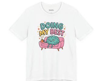 Camiseta unissex de manga curta em malha