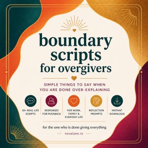 Grensscripts voor overgevers | Zeg nee zonder schuldgevoel (afdrukbare pdf-gids)