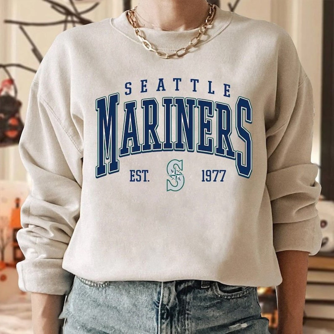 Vintage Seattle Mariners Sweatshirt, Seattle Baseball Hoodie, Vintage