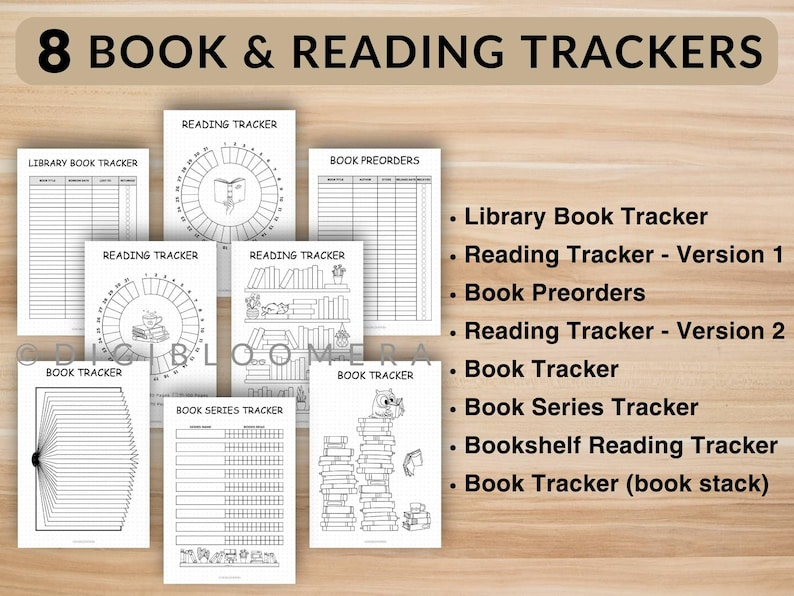 Ultimate Reading Journal Bundle | Over 60 Printable Pages | Book ...