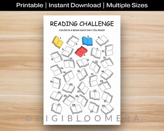 USA Reading Challenge Tracker | Printable Journal Page | Reading ...