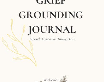 Printable Grief Journal | 16 Guided Prompts for Healing, Memory & Comfort (Digital Download Only)