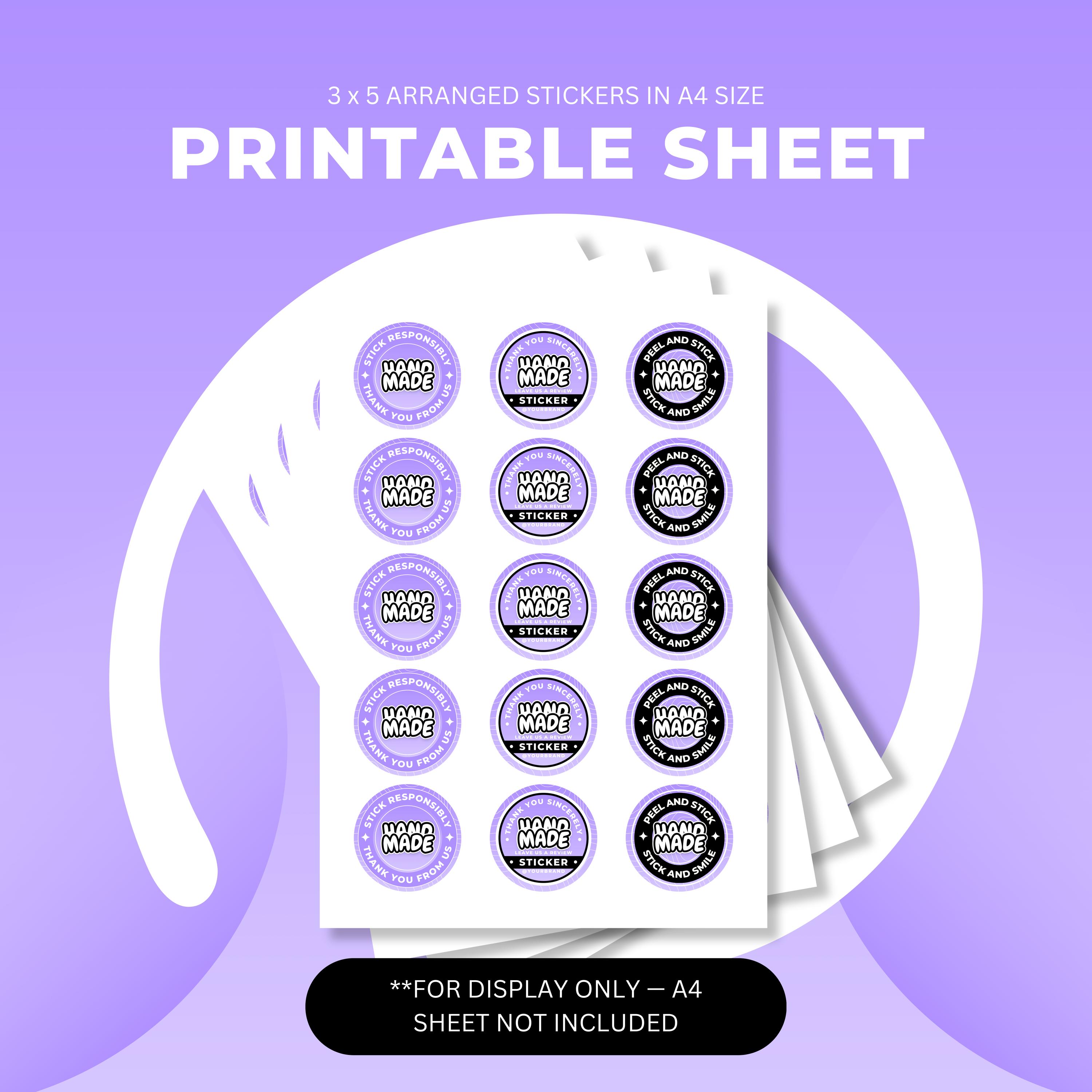 Stickershop | Sticker Label Template Canva Templates for Stickers and ...