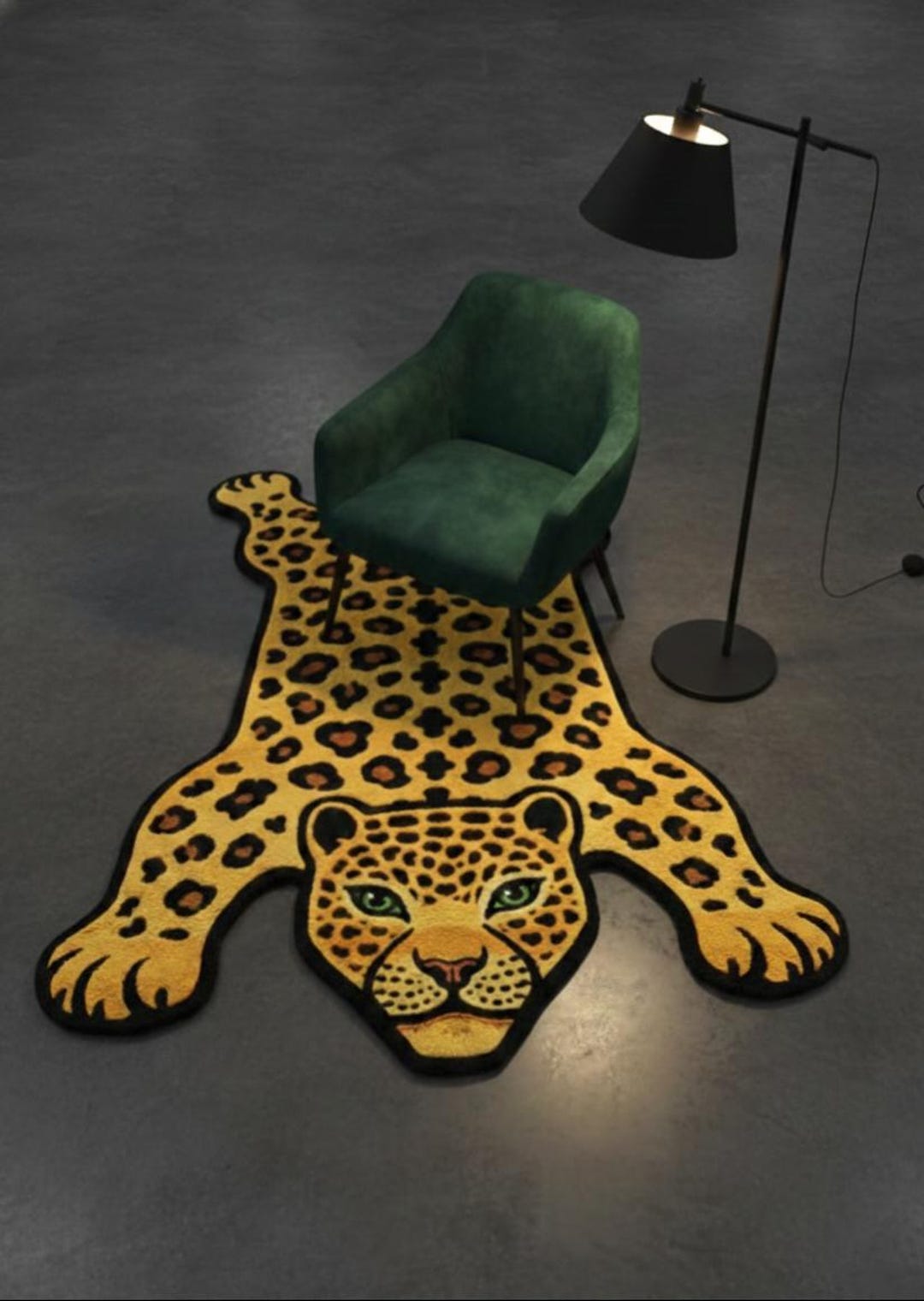 Preppy Tiger Rug Hand Tufted Tibetan Tiger Rug Handmade Tiger Rug Animal Skin Rug ...