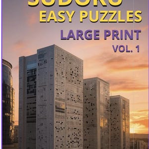 Sudoku 6×6 Printable Sudoku Puzzle Book – 60 Easy 6×6 Puzzles with Solutions – Instant Download Brain Games for Kids, Adults and Seniors