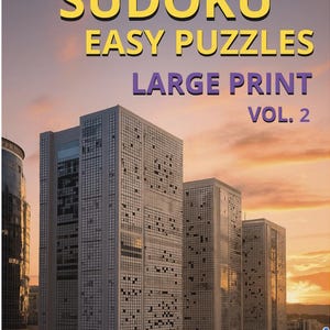 Printable Sudoku Puzzle Book – 60 Easy 6x6 Puzzles with Solutions – Instant Download Brain Game for Kids, Adults, and Seniors – Volume 2