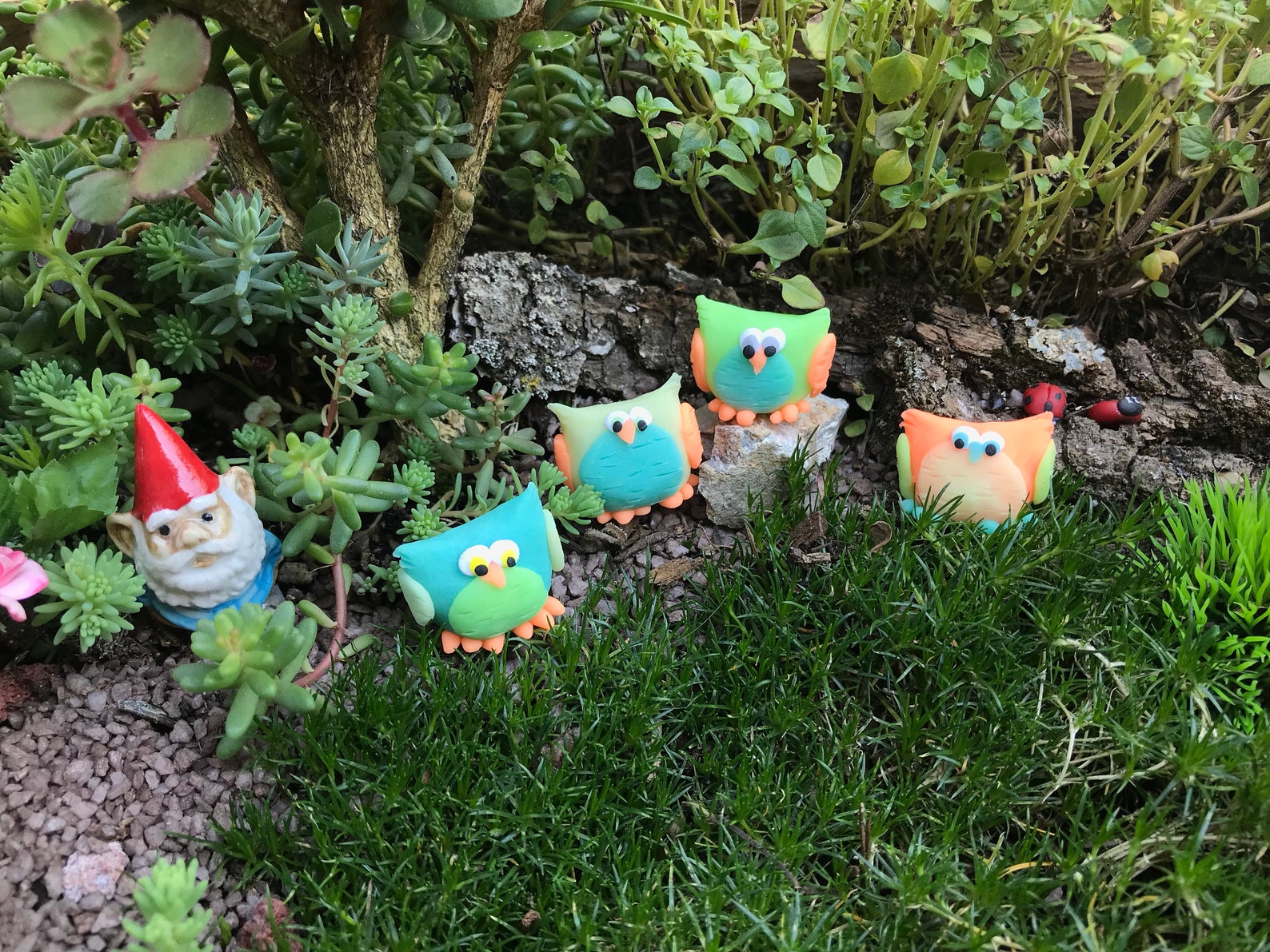 Glow in Dark Owls Polymer Clay Etsy