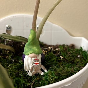 Sock monkey gnome