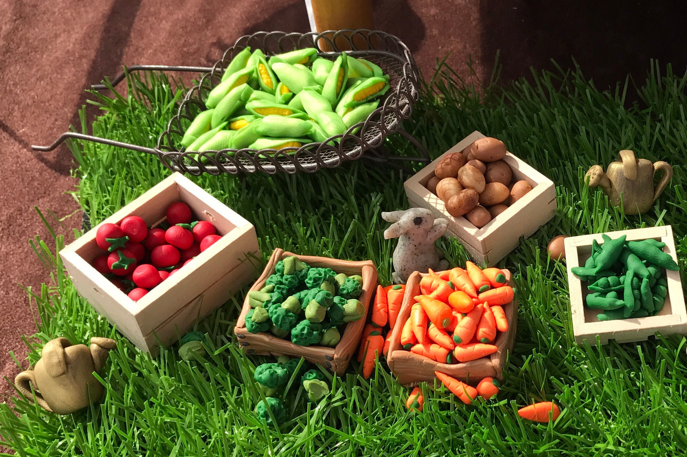 Farm Fresh Fairy Garden dollhouse 112 scale vegetables one Etsy