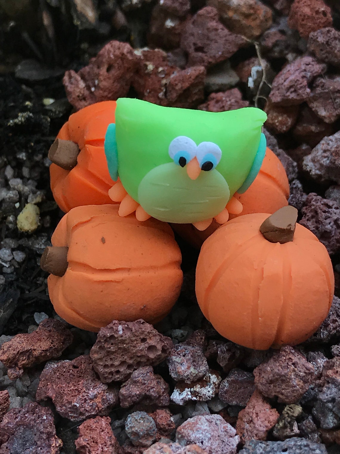 Glow in Dark Owls Polymer Clay Etsy