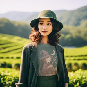 Witchful Thinking T-Shirt | Witchy Halloween Vibes Tee image 6