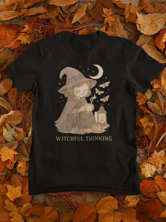 Witchful Thinking T-Shirt | Witchy Halloween Vibes Tee