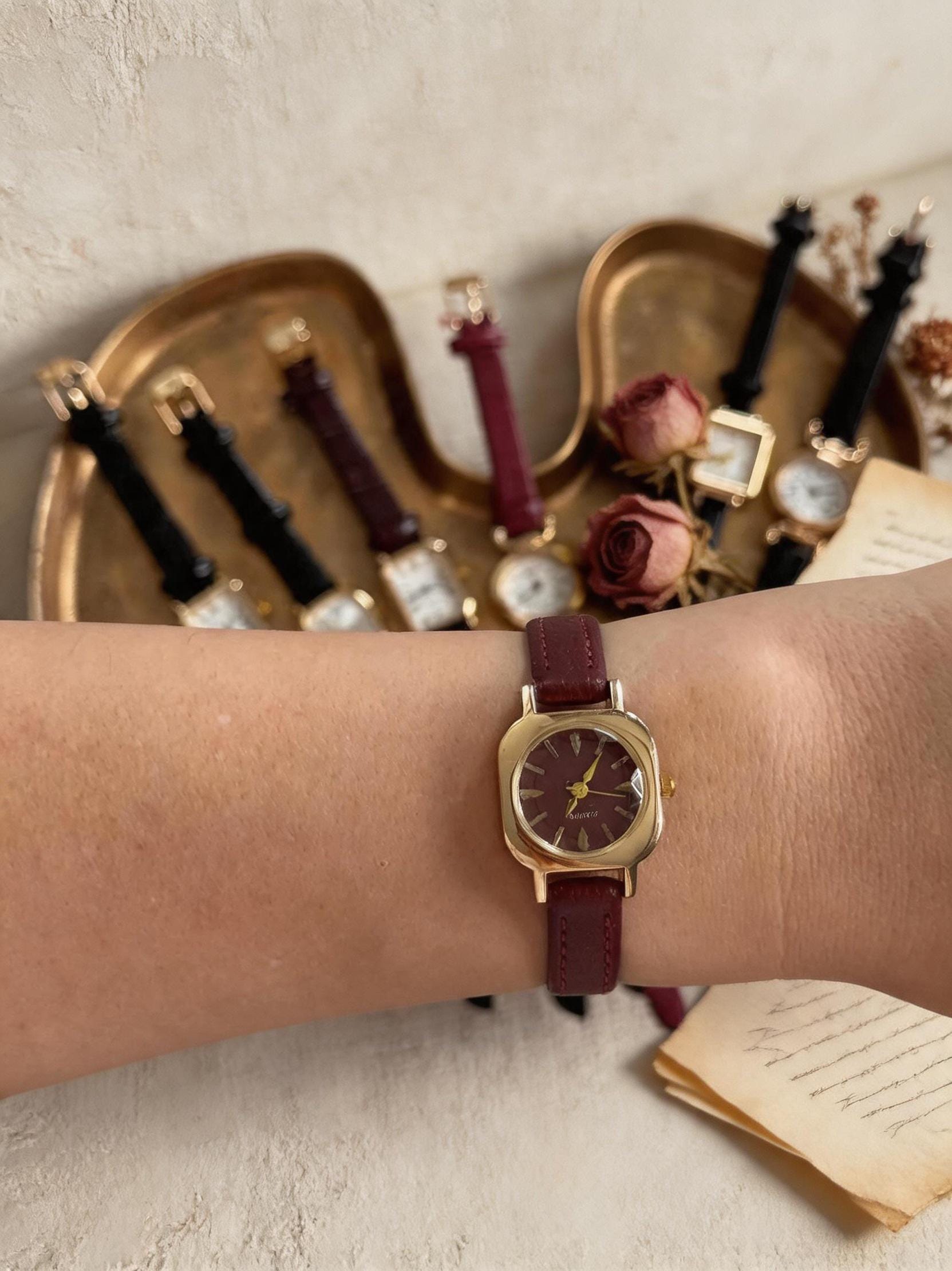 Dainty Gold Square Watch - Etsy