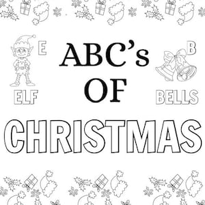 Christmas coloring book for kids