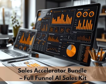 Sales Accelerator Bundle; Lead Gen, Sales Enablement and  AI Social Selling