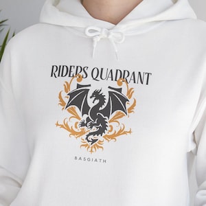 YA Fantasy Dragon Riders Hoodie: Book Lover Unisex Sweatshirt