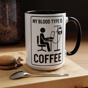 Caneca de café - Caneca de humor com café para amantes/viciados em café