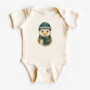 Philadelphia Eagles Baby Onesie – Infant Bodysuit with Cute Eagle Spirit Animal