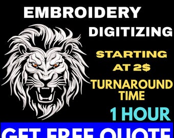 custom embroidery digitizing, logo digitizing, embroidery digitizing service, embroidery, image digitizing, Custom Digitize, convert to dst