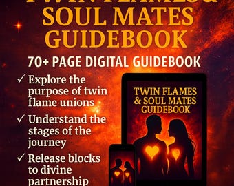 Twin Flame Guidebook Soulmate Spiritual Relationships Runner Chaser Twin Flame Separation Karmic Partners PDF