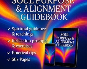 Soul Purpose Guidebook Find Your Life Purpose Spiritual Growth Alignment Digital Download PDF