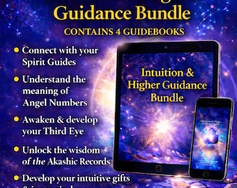 Intuition Development Bundle Angel Numbers Spirit Guides Third Eye Awakening Psychic Guidance Instant Digital Download