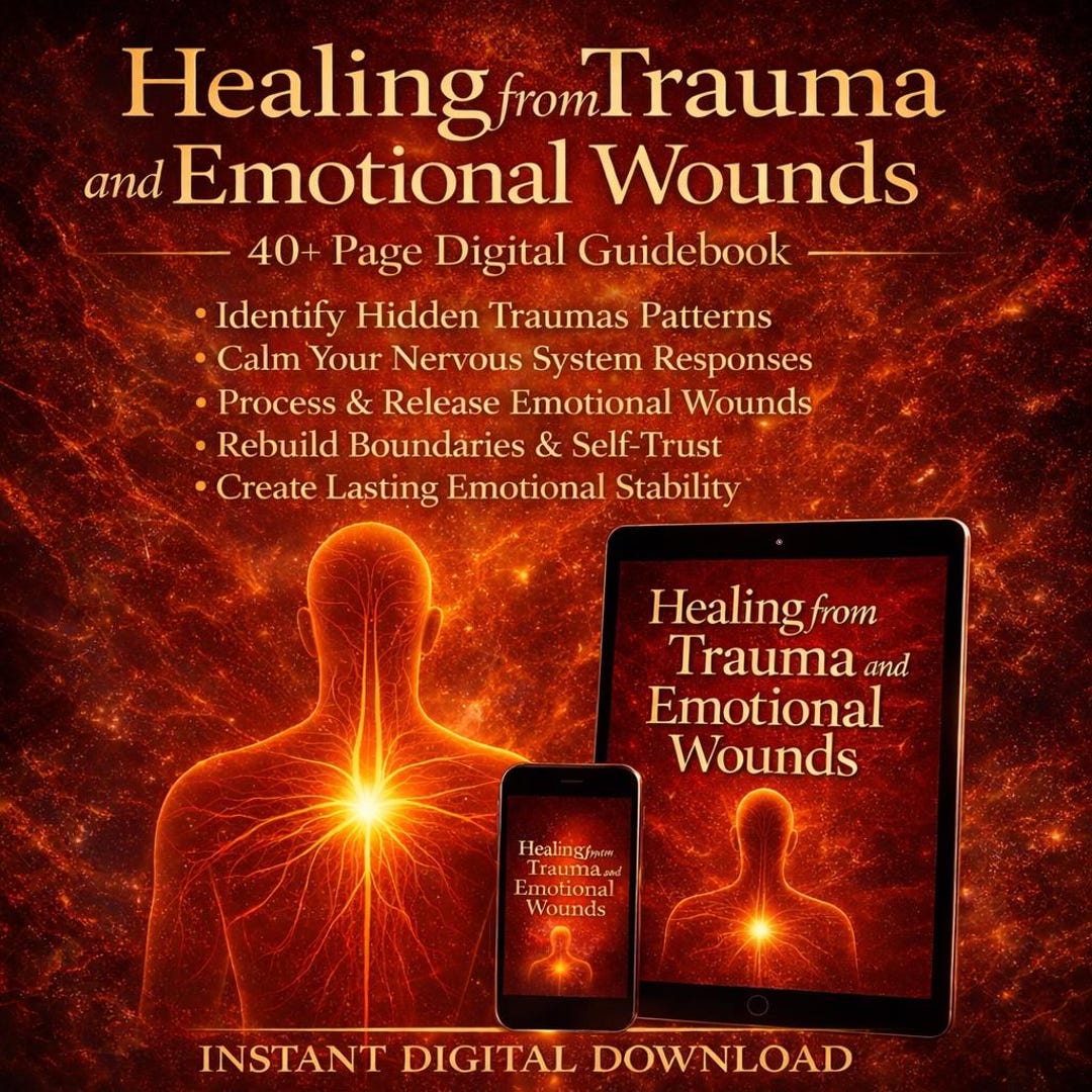 Trauma Healing Guidebook Nervous System Healing Emotional Wounds PTSD ...