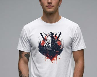 Camiseta Shadow Samurai - Camiseta gráfica de ninja japonés