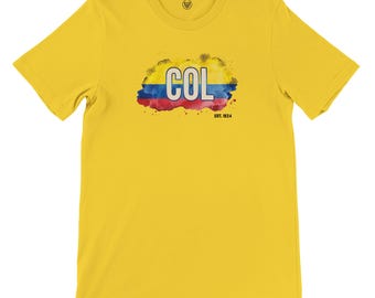 Camiseta Fanático del Fútbol Colombia – Mundial 2026 – Los Cafeteros – Unisex