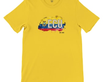Camiseta de aficionado al fútbol de Ecuador – Mundial 2026 – Camiseta tricolor – Unisex
