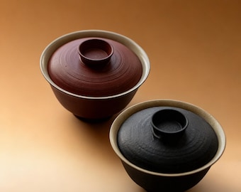 Cuenco de cerámica con tapa de Jingdezhen, taza de té Gaiwan de 100 ml