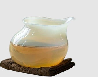 Jarra de té de vidrio borosilicato de alta calidad con forma de pájaro, 150 ml