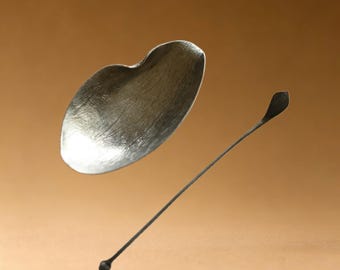 Hand-Hammered Tin Chaze with Tea Scoop