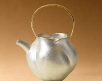 Handcrafted Silver-Plated Ceramic Teapot 150ml