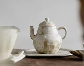 Tetera de arcilla hecha a mano, tetera japonesa de 140 ml