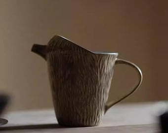 Tetera de arcilla hecha a mano, tetera japonesa de 140 ml