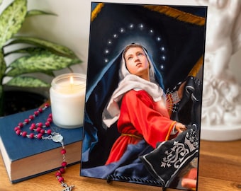 Our Lady of Sorrows Plaque Print