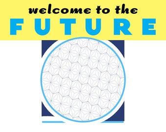 Welcome to Your Future - Spaceship Earth Sticker