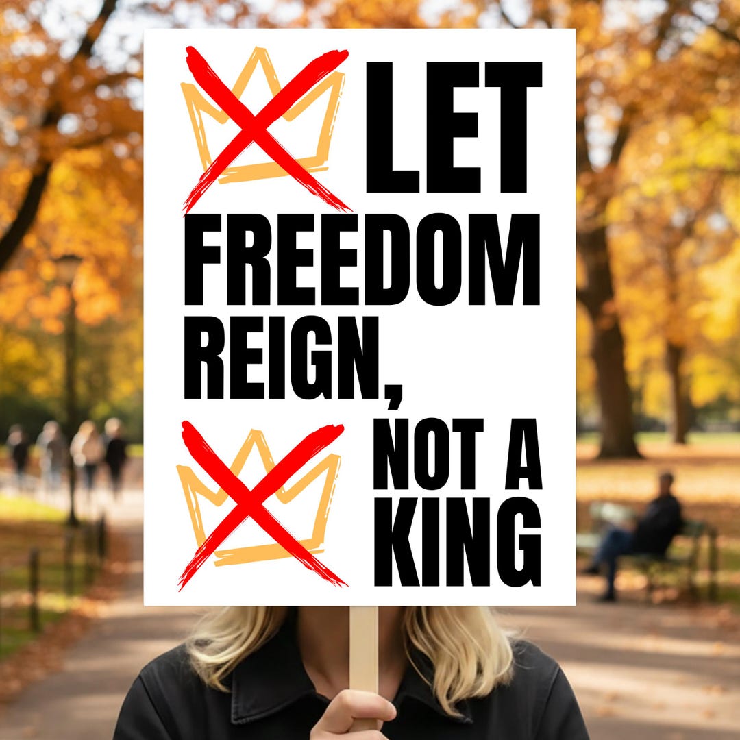 F*ck Trump Protest Sign,anti Trump 18"-24" Protest Sign, No Kings Sign ...