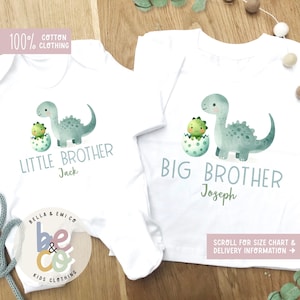 Big Brother Dinosaur T-Shirt: Matching Sibling Outfit
