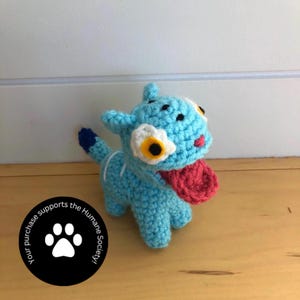 Handmade Crochet Derpy Tiger Plushie